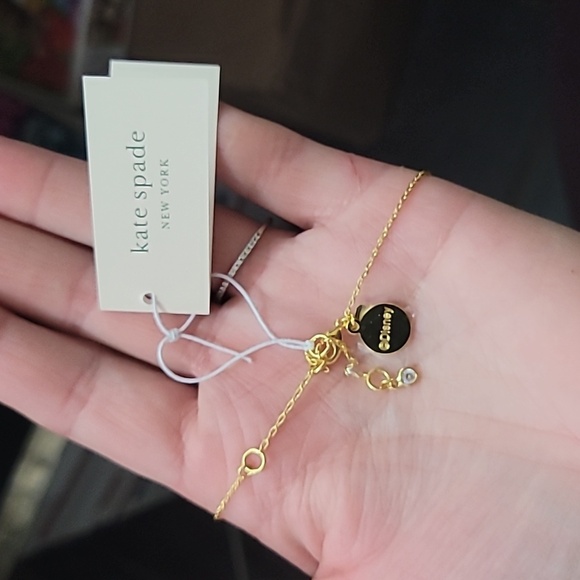 Kate Spade Disney Clear Minnie Mouse Pendant Necklace NWT - Picture 4 of 5